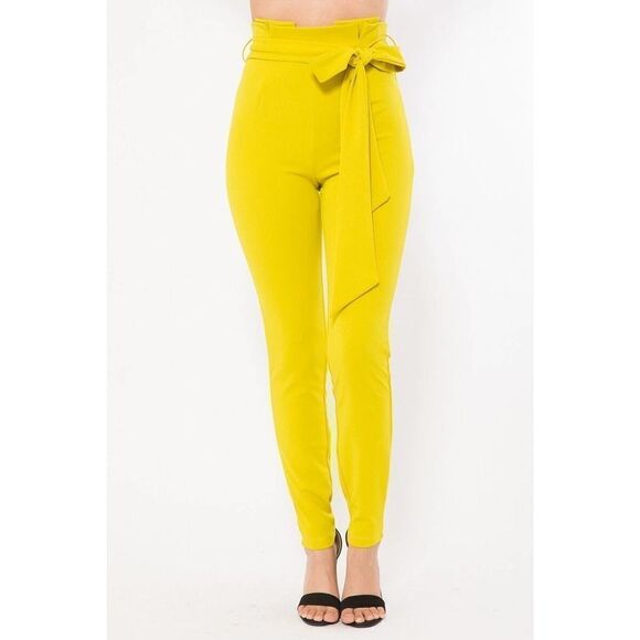 Yellow Skinny Pants - Picture 3 of 6